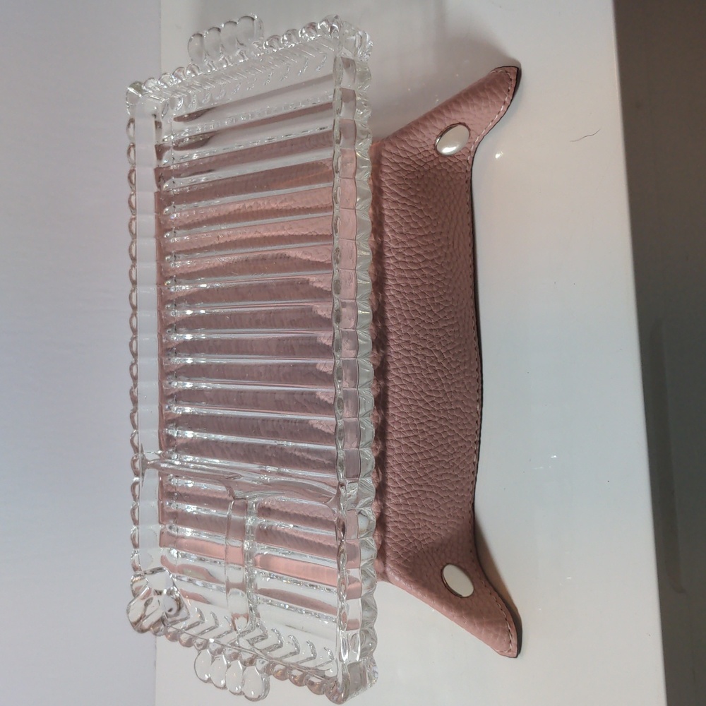 Vintage Lead Crystal Relish Tray